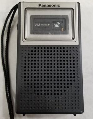 Panasonic R‑1010 Vintage AM Radio Works! Matsushita Taiwan Retro
